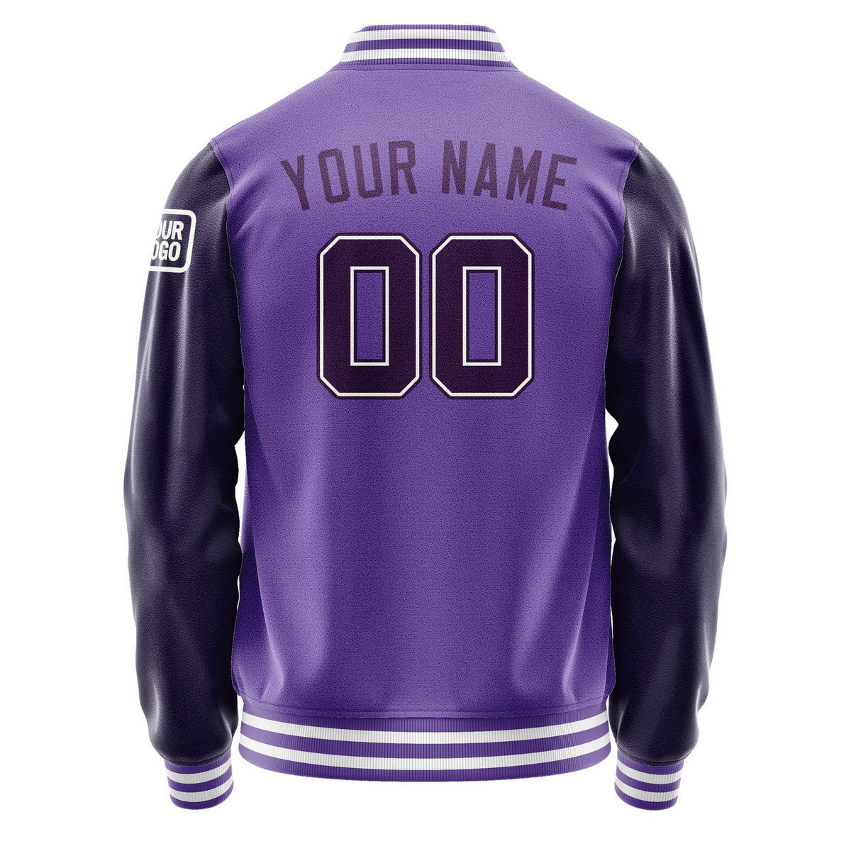 Custom Light Purple Purple Jacket Jb2323072318071818