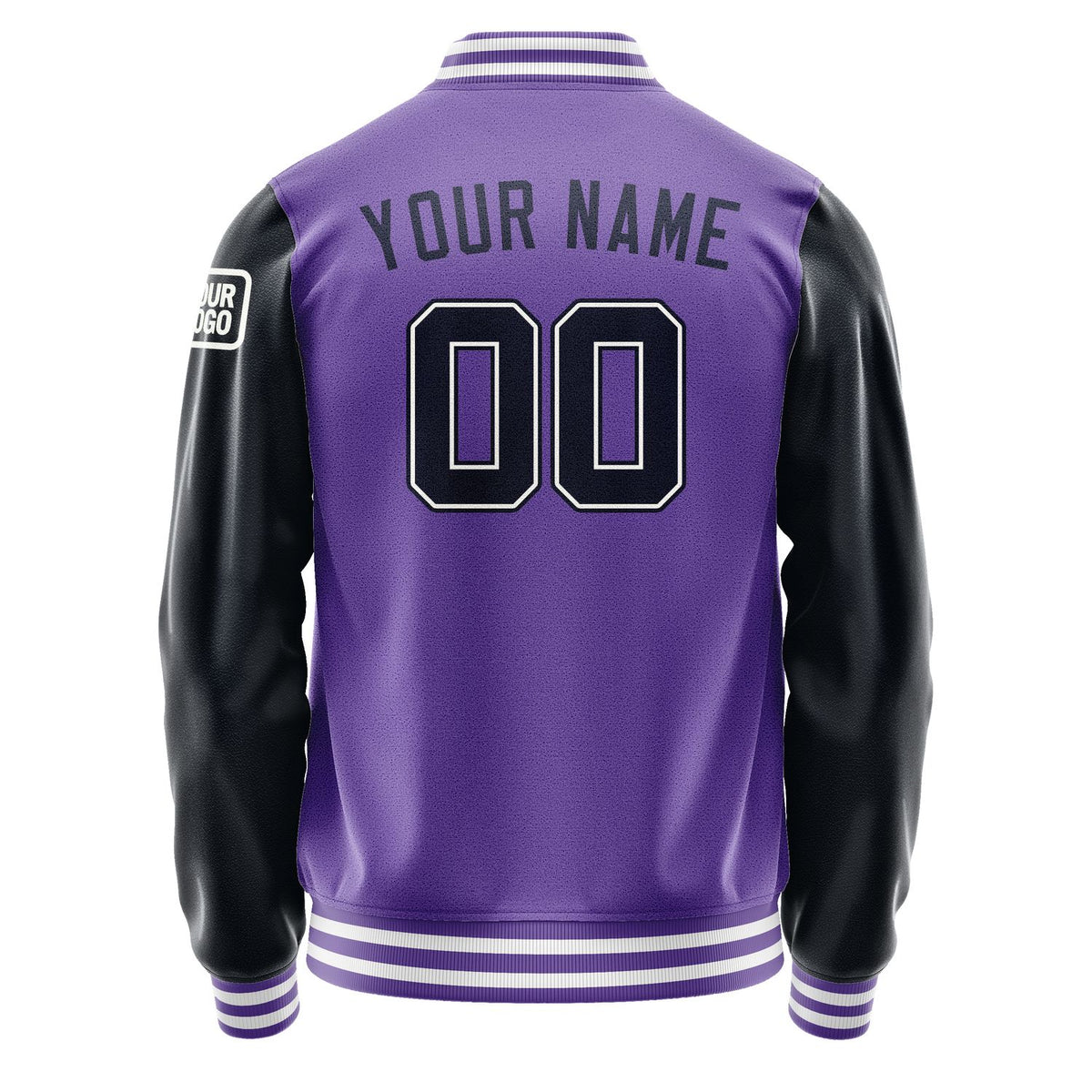 Custom Light Purple Navy Jacket Jb2323112318111818