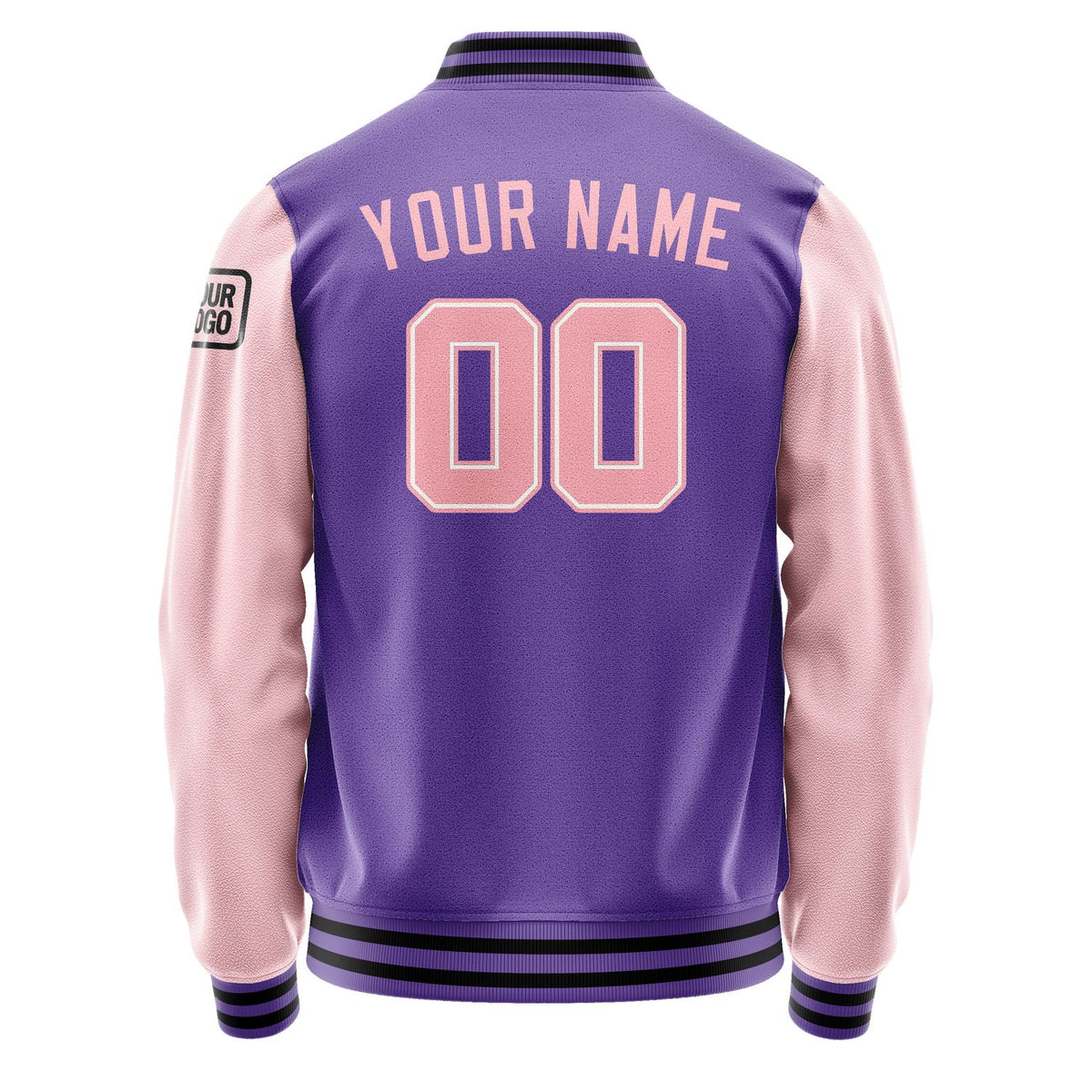 Custom Light Purple Light Pink Jacket Jb2323212317211817