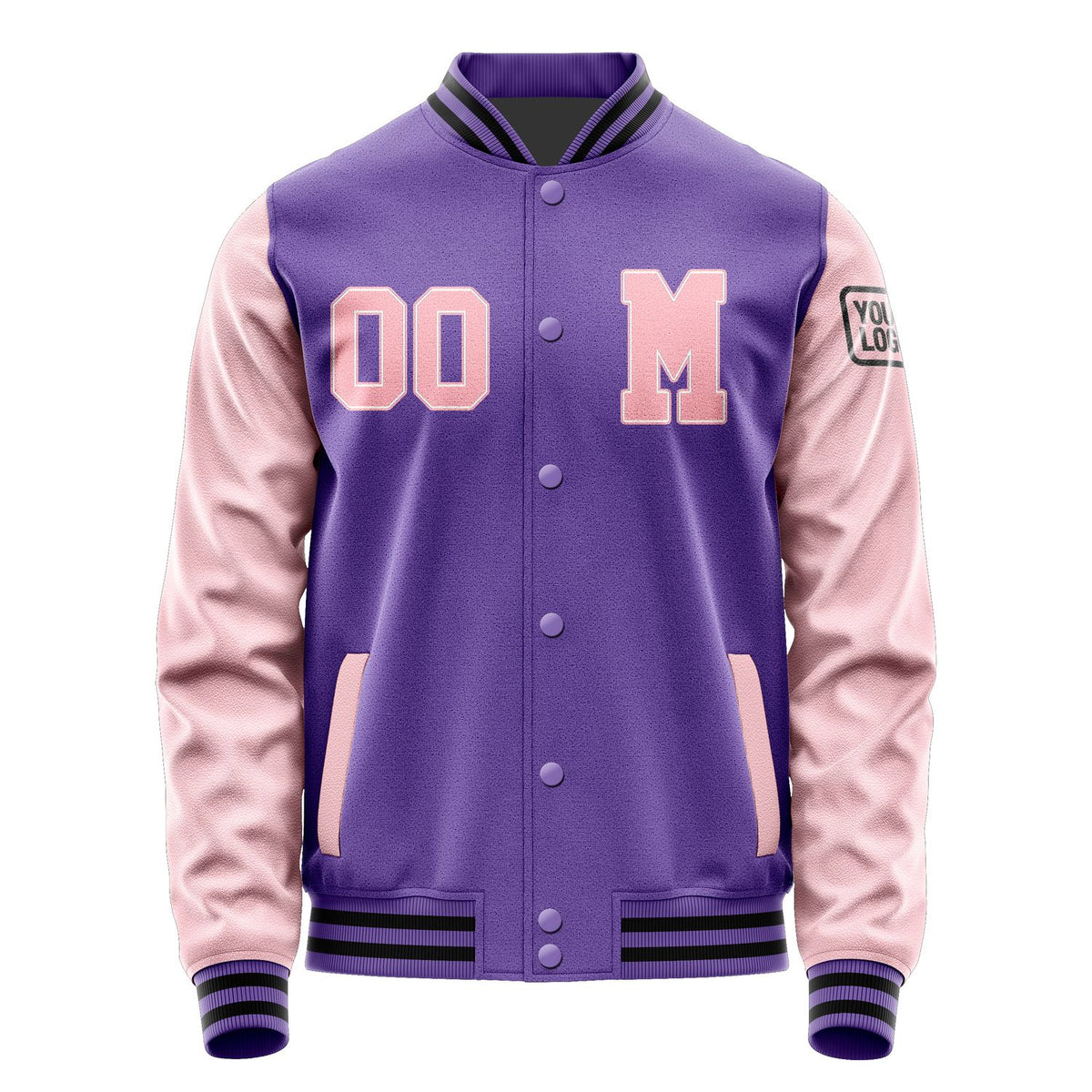 Custom Light Purple Light Pink Jacket Jb2323212317211817