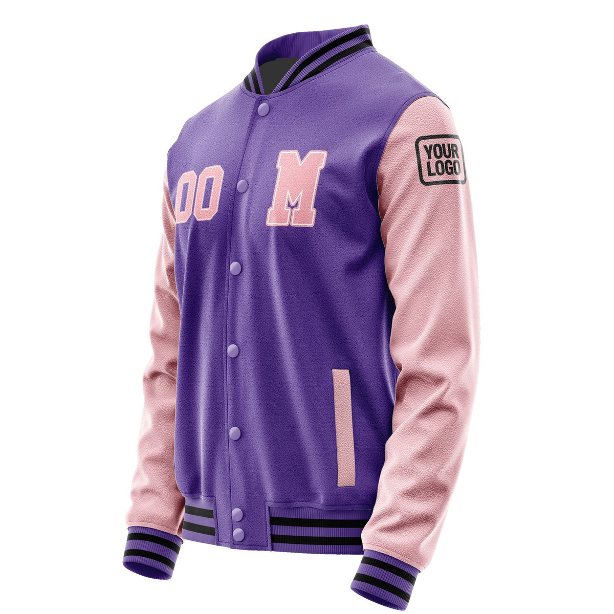 Custom Light Purple Light Pink Jacket Jb2323212317211817