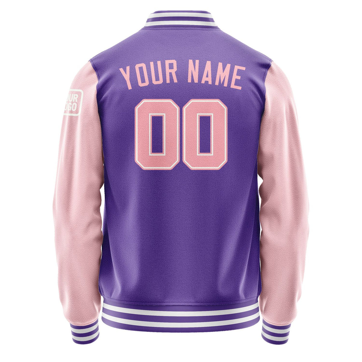 Custom Light Purple Light Pink Jacket Jb2323212318211818