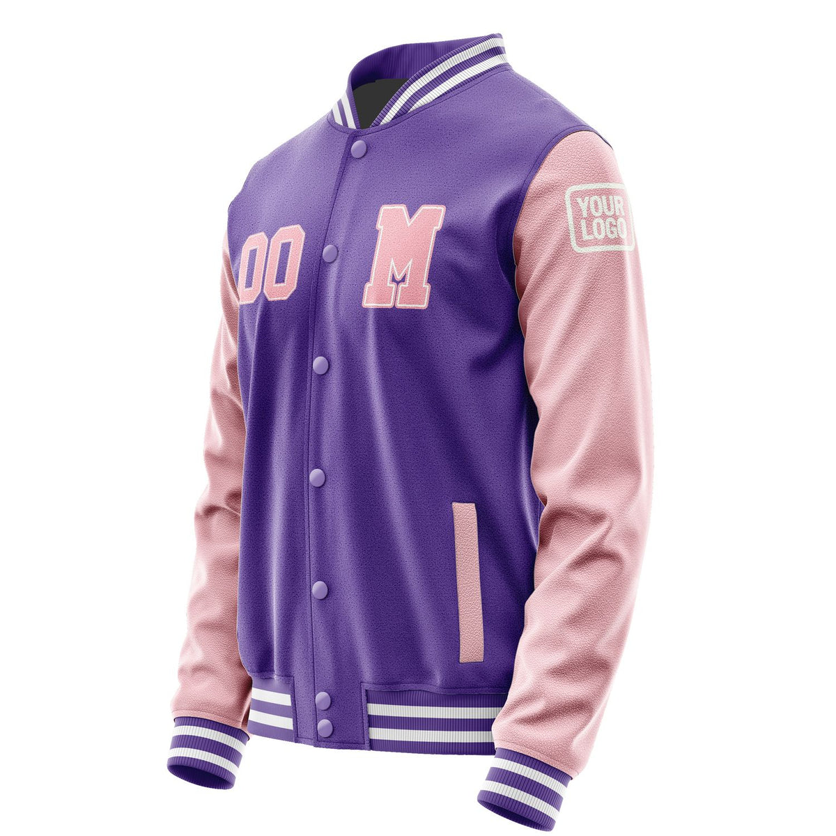 Custom Light Purple Light Pink Jacket Jb2323212318211818