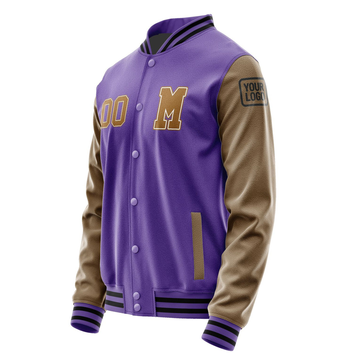 Custom Light Purple Khaki Jacket Jb2323222317221817