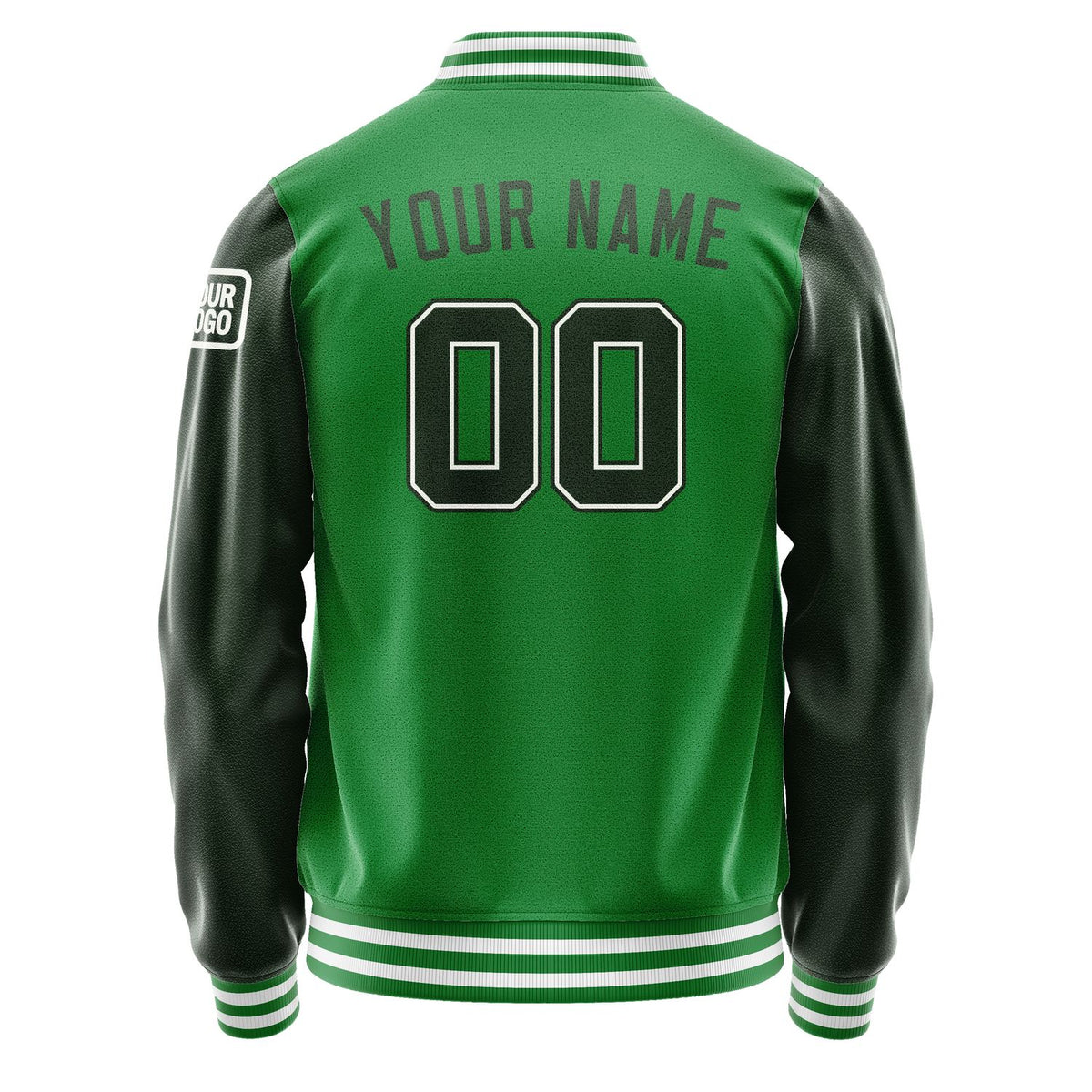 Custom Emerald Green Dark Green Jacket Jb2424062418061818