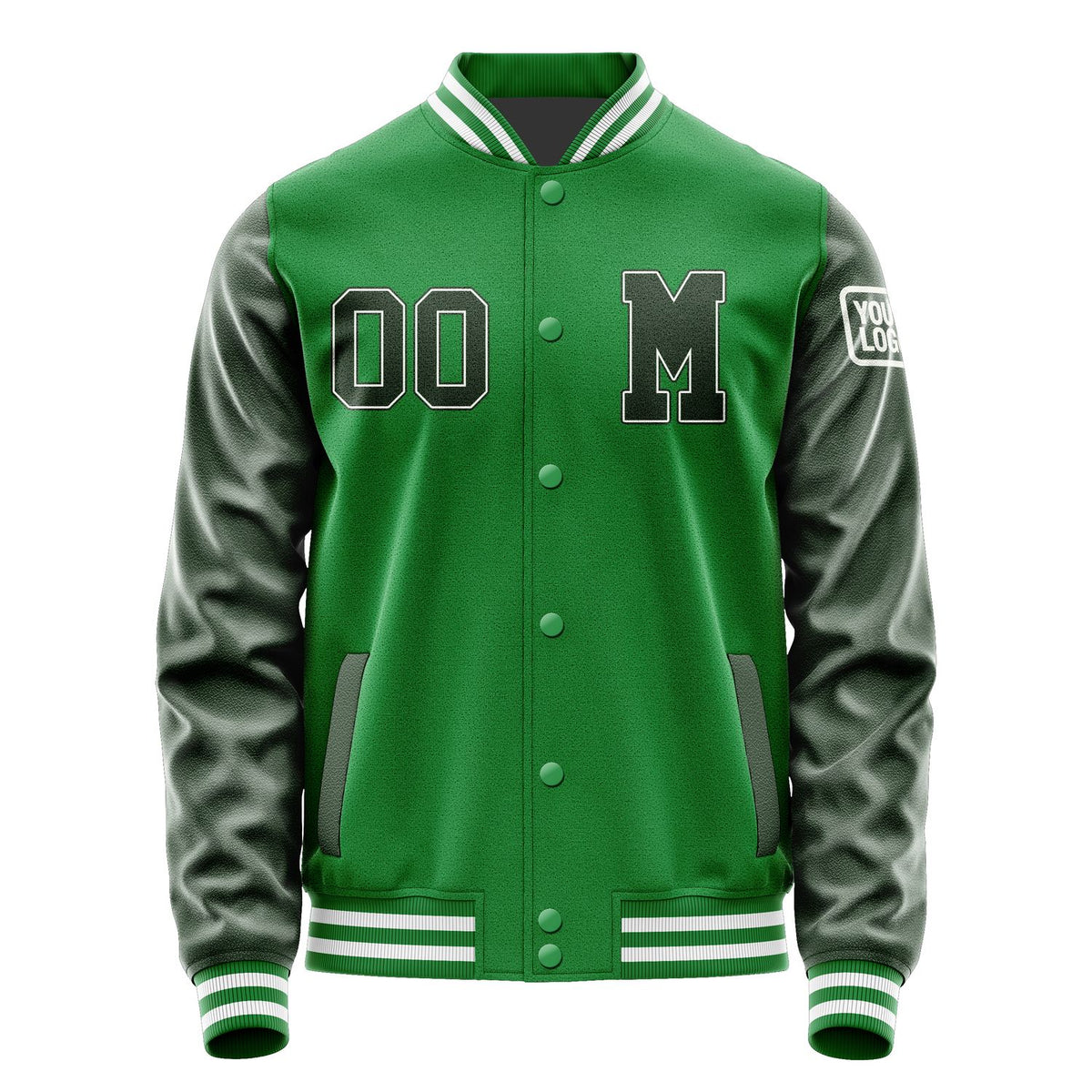 Custom Emerald Green Dark Green Jacket Jb2424062418061818