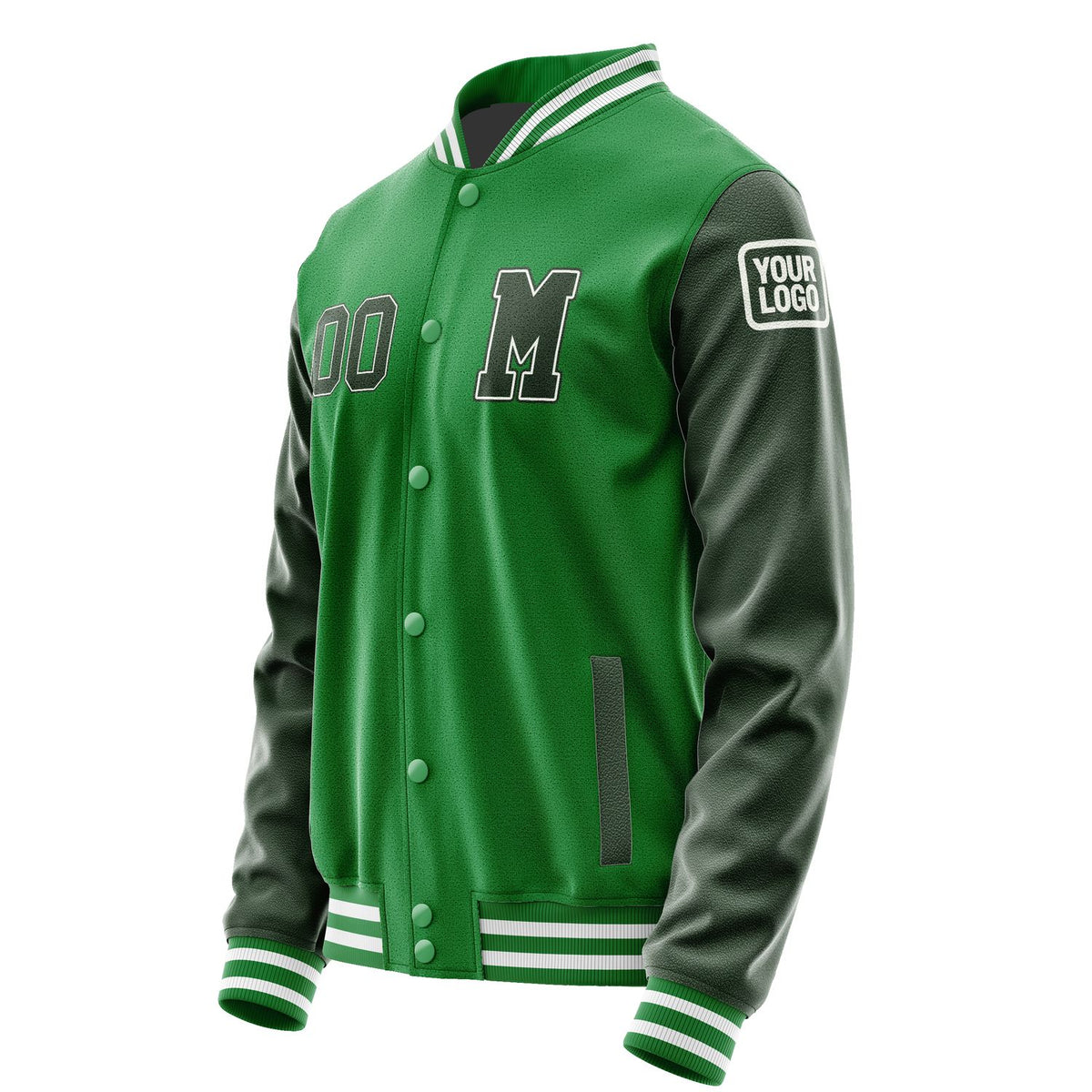 Custom Emerald Green Dark Green Jacket Jb2424062418061818