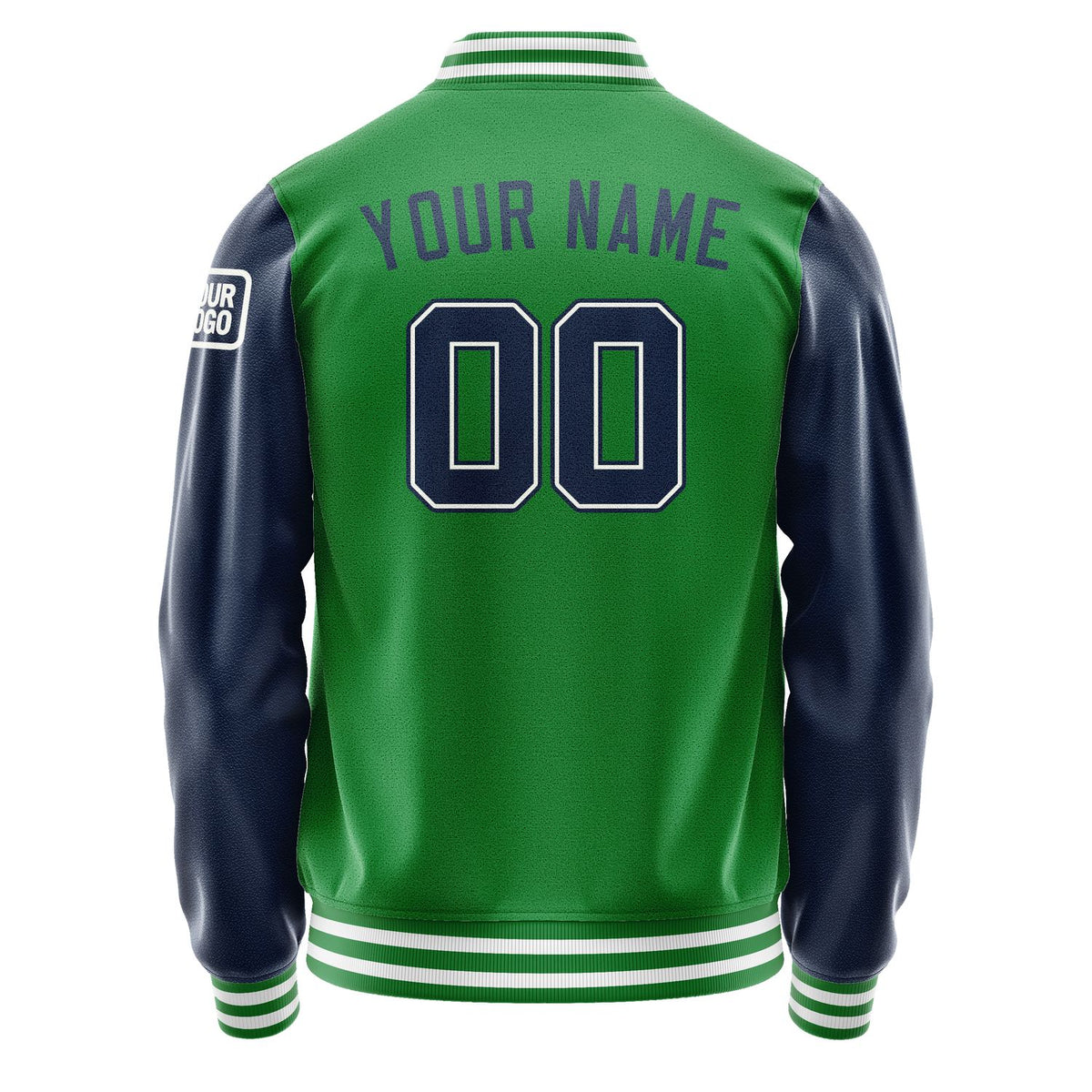 Custom Emerald Green Blue Jacket Jb2424102418101818