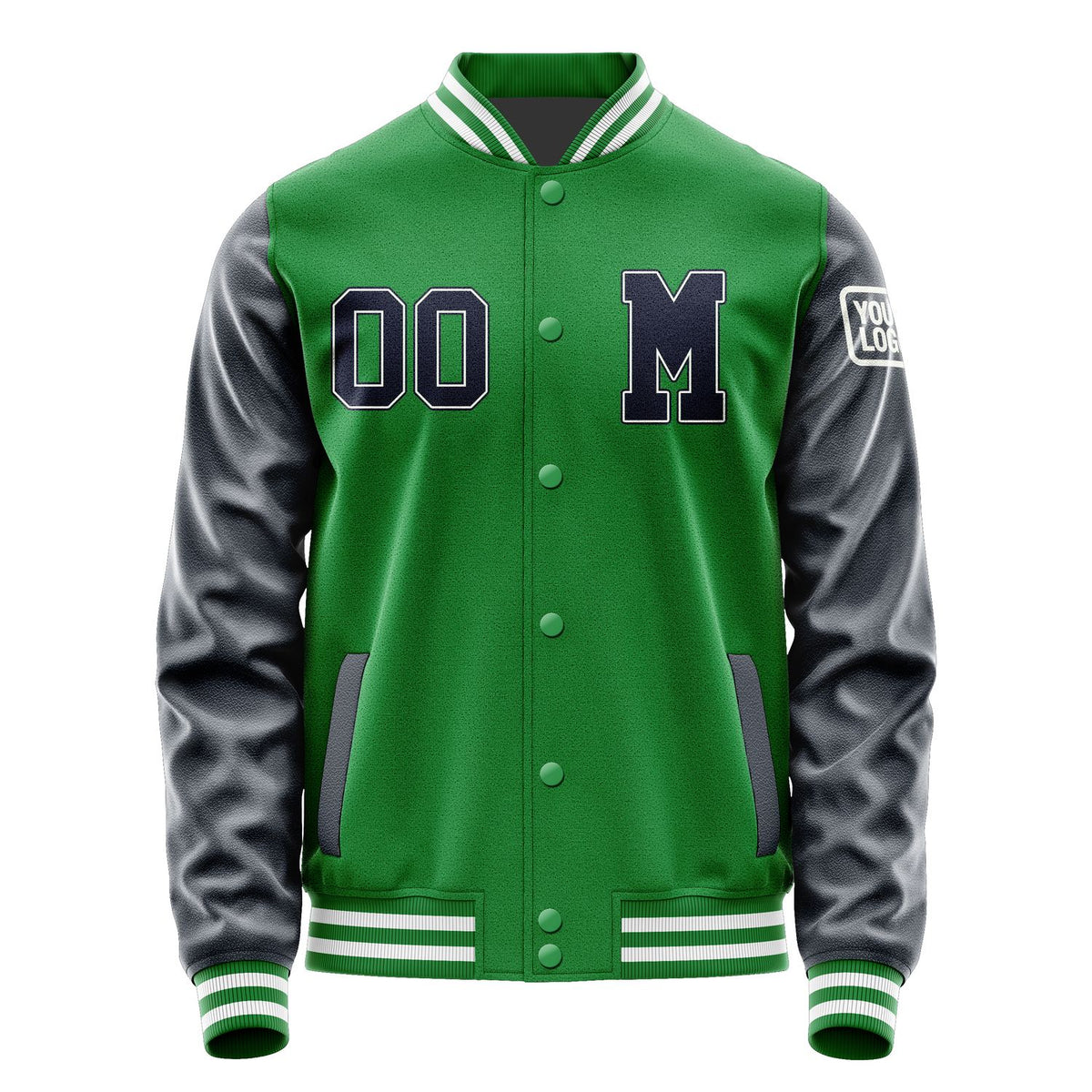 Custom Emerald Green Navy Jacket Jb2424112418111818