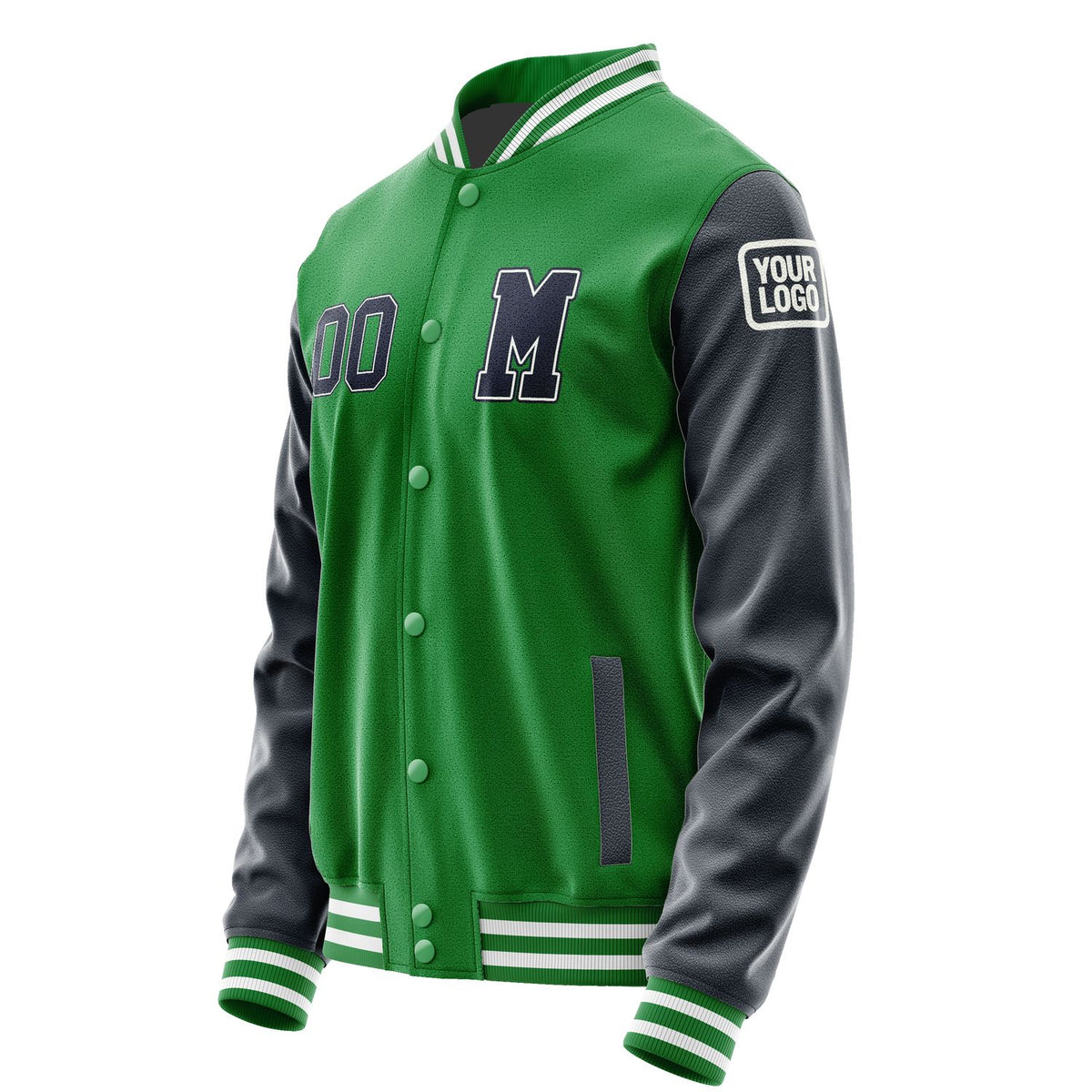 Custom Emerald Green Navy Jacket Jb2424112418111818