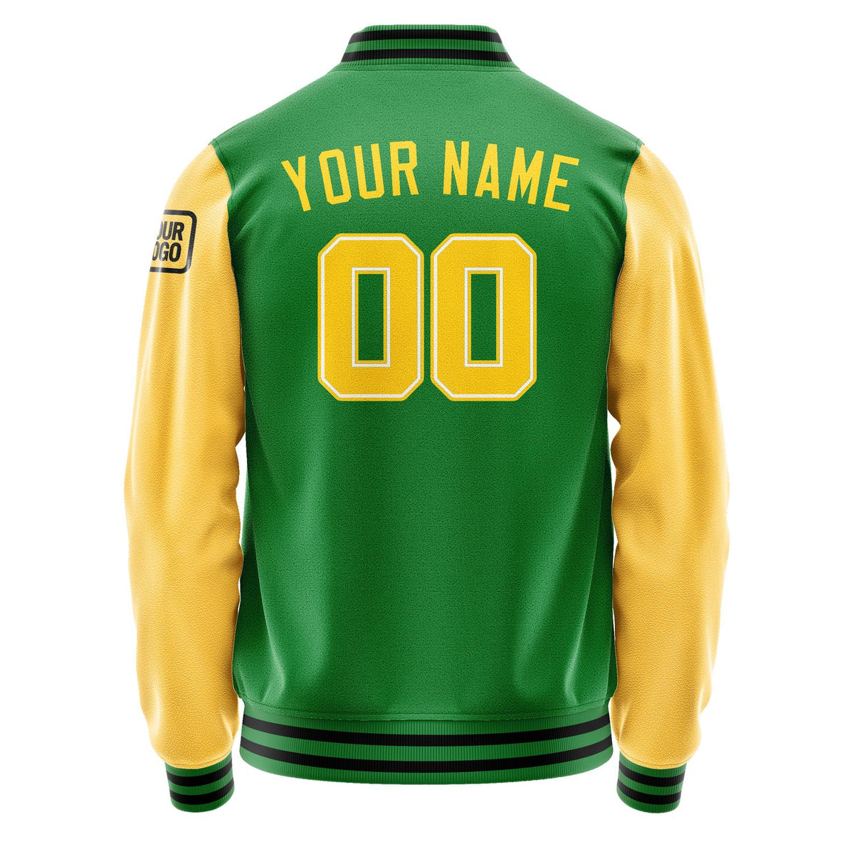 Custom Emerald Green Gold Jacket Jb2424302417301817