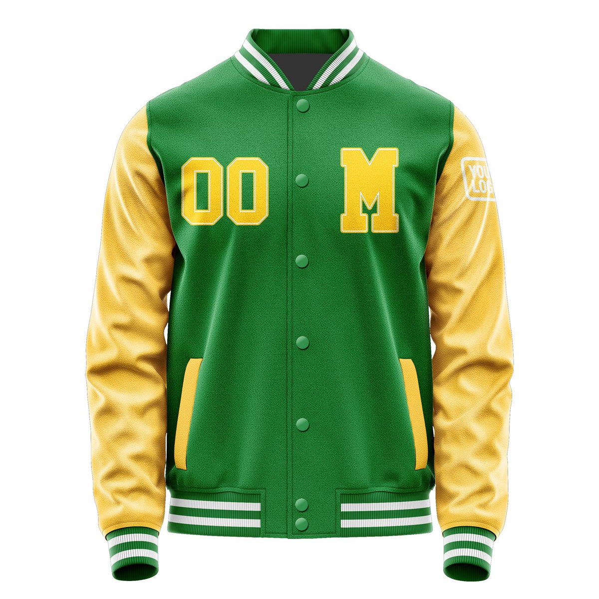 Custom Emerald Green Gold Jacket Jb2424302418301818