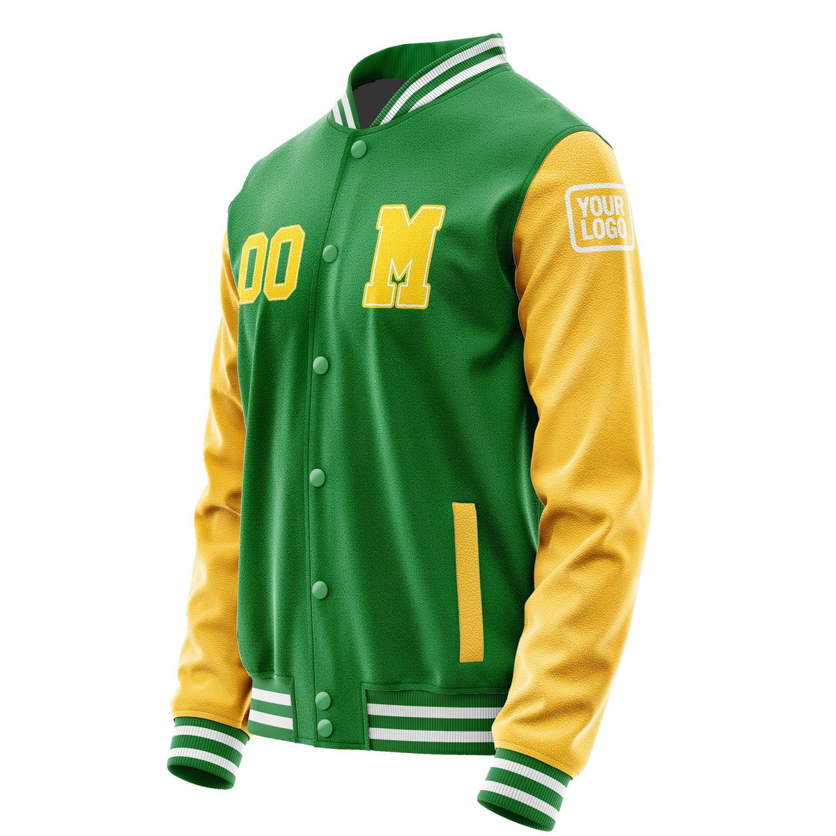 Custom Emerald Green Gold Jacket Jb2424302418301818