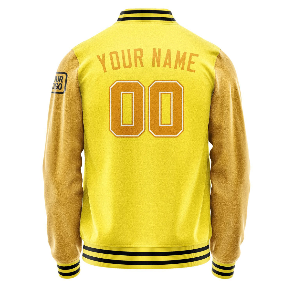 Custom Light Yellow Yellow Jacket Jb2626192617191817