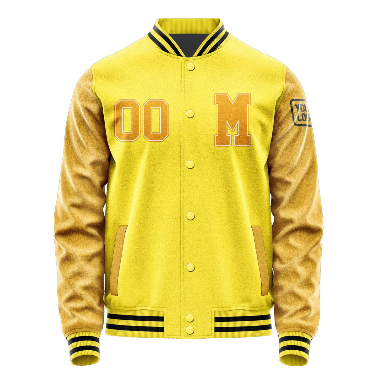 Custom Light Yellow Yellow Jacket Jb2626192617191817