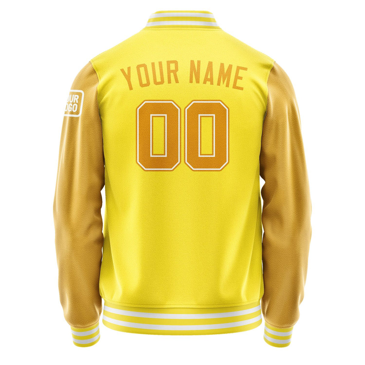 Custom Light Yellow Yellow Jacket Jb2626192618191818