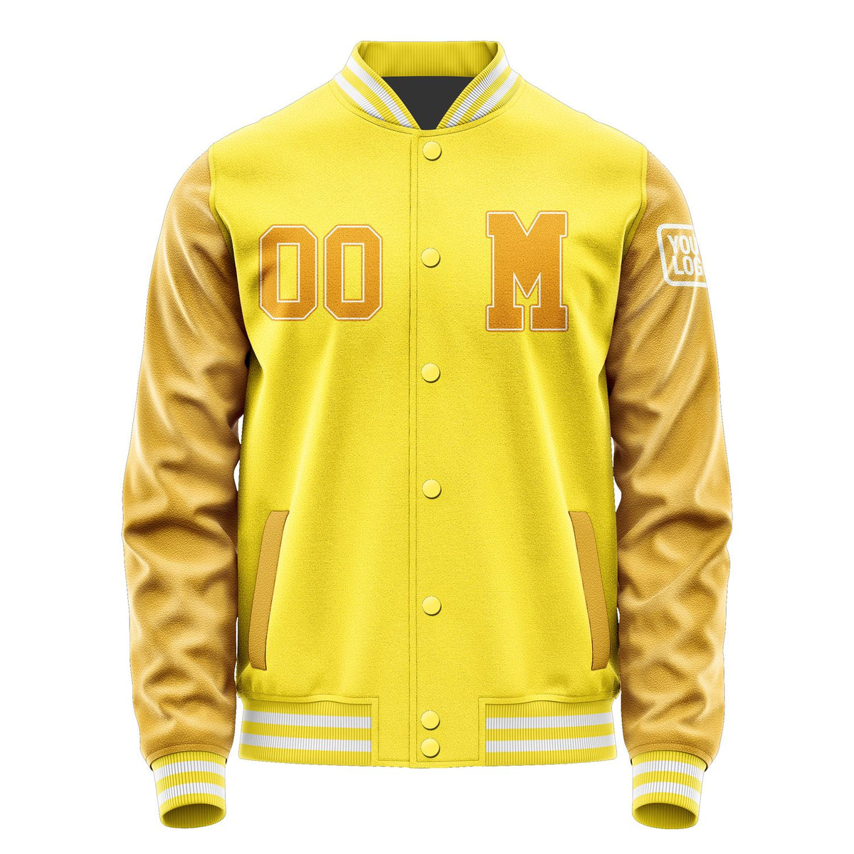 Custom Light Yellow Yellow Jacket Jb2626192618191818