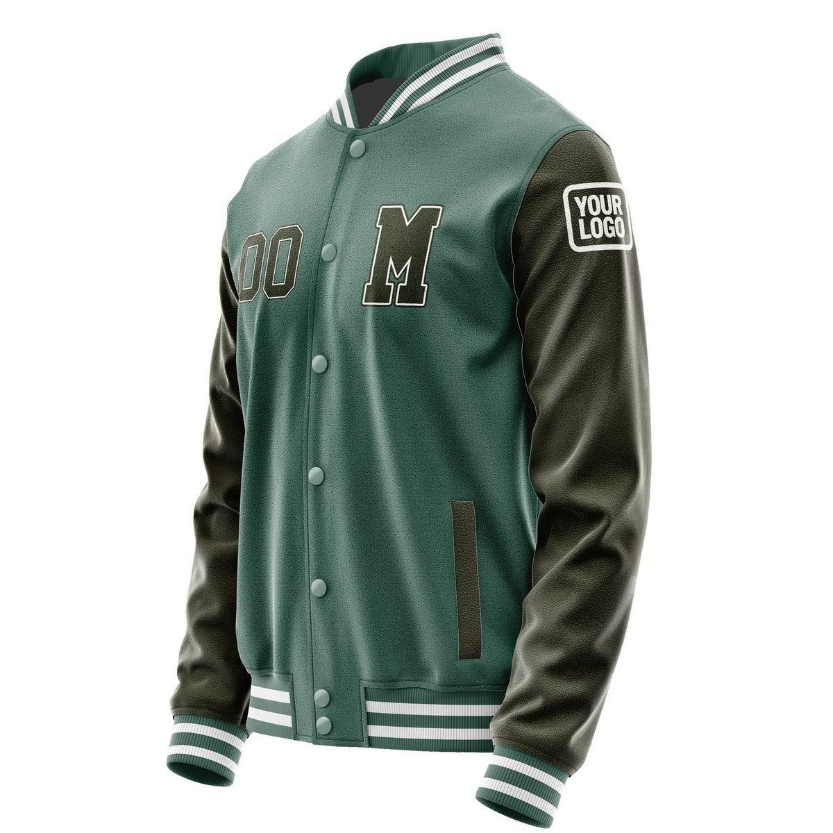 Custom Blue Green Dunkles Jacket Jb2727022718021818