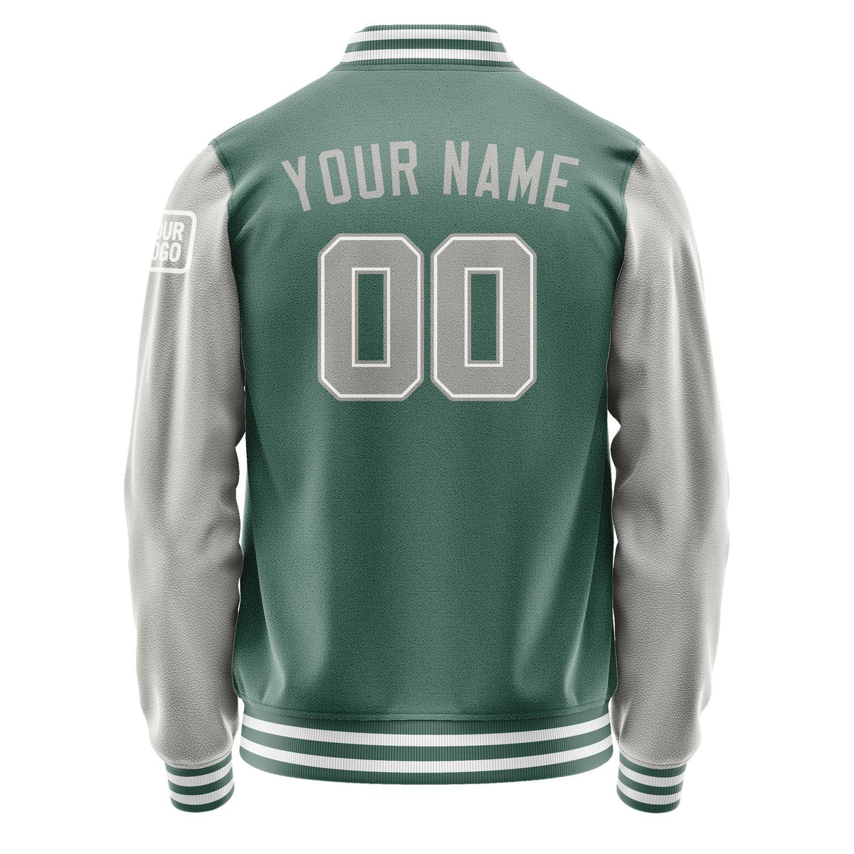 Custom Blue Green Gray Jacket Jb2727042718041818