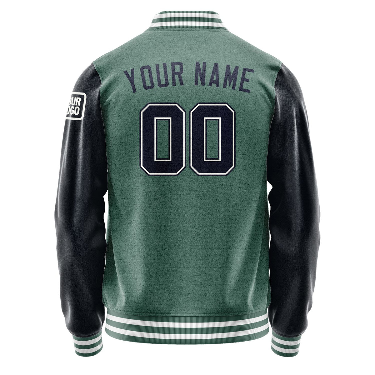 Custom Blue Green Navy Jacket Jb2727112718111818