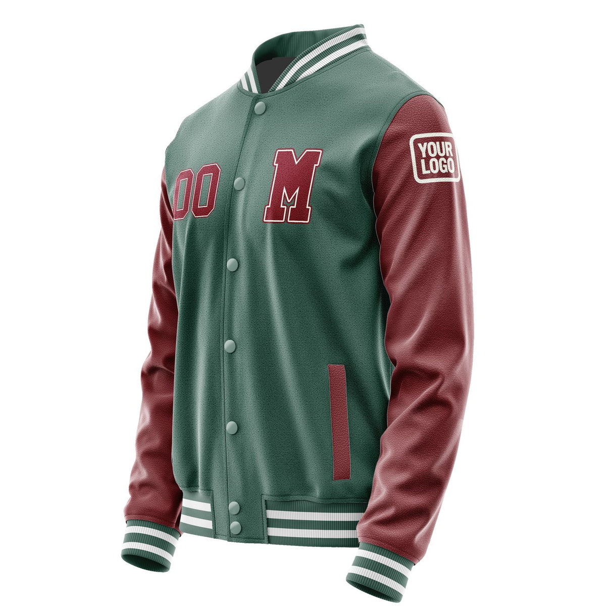 Custom Blue Green Crimson Red Jacket Jb2727152718151818