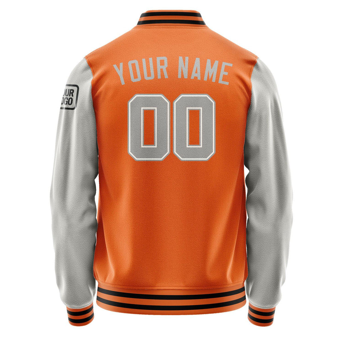 Custom Orange Gray Jacket Jb2828042817041817