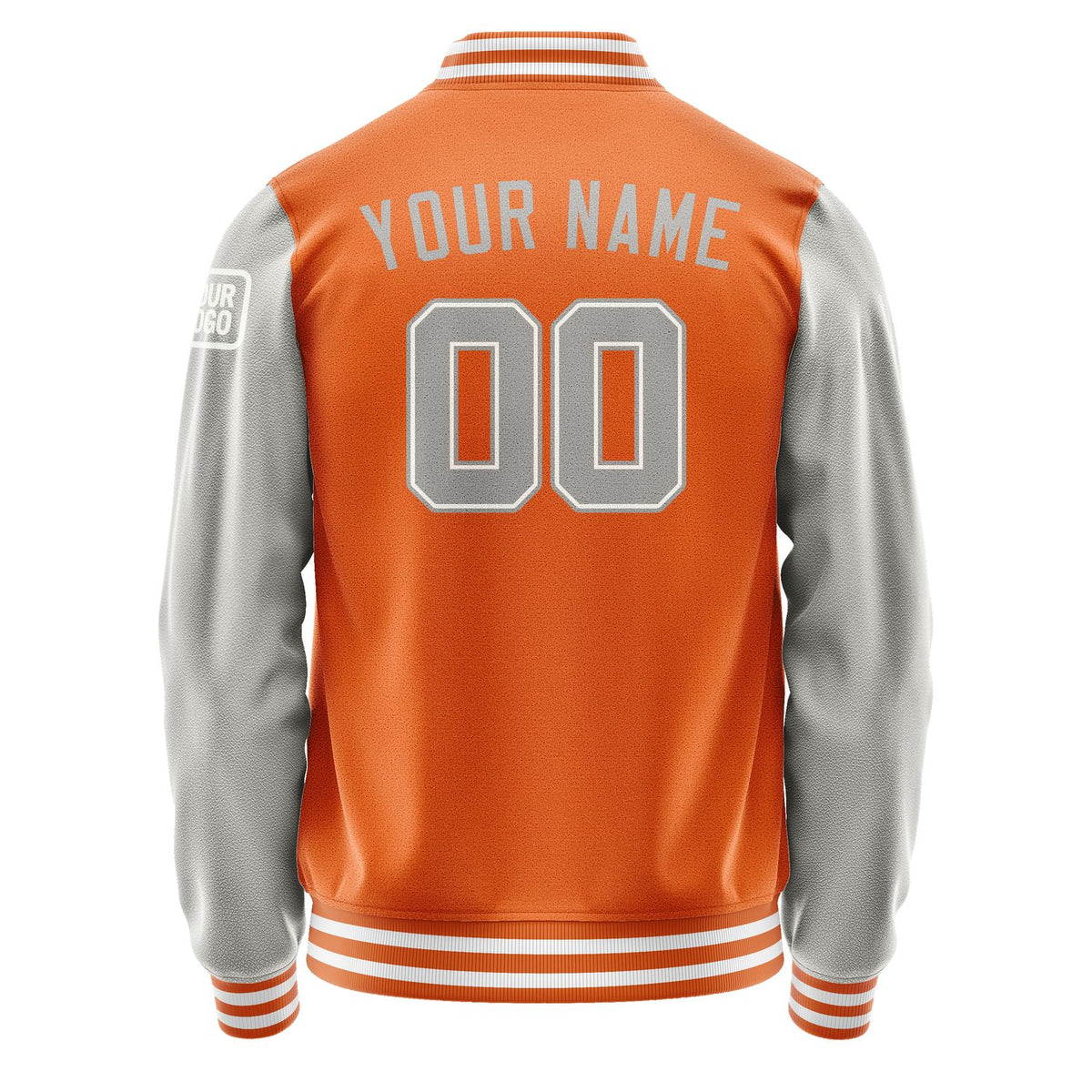 Custom Orange Gray Jacket Jb2828042818041818