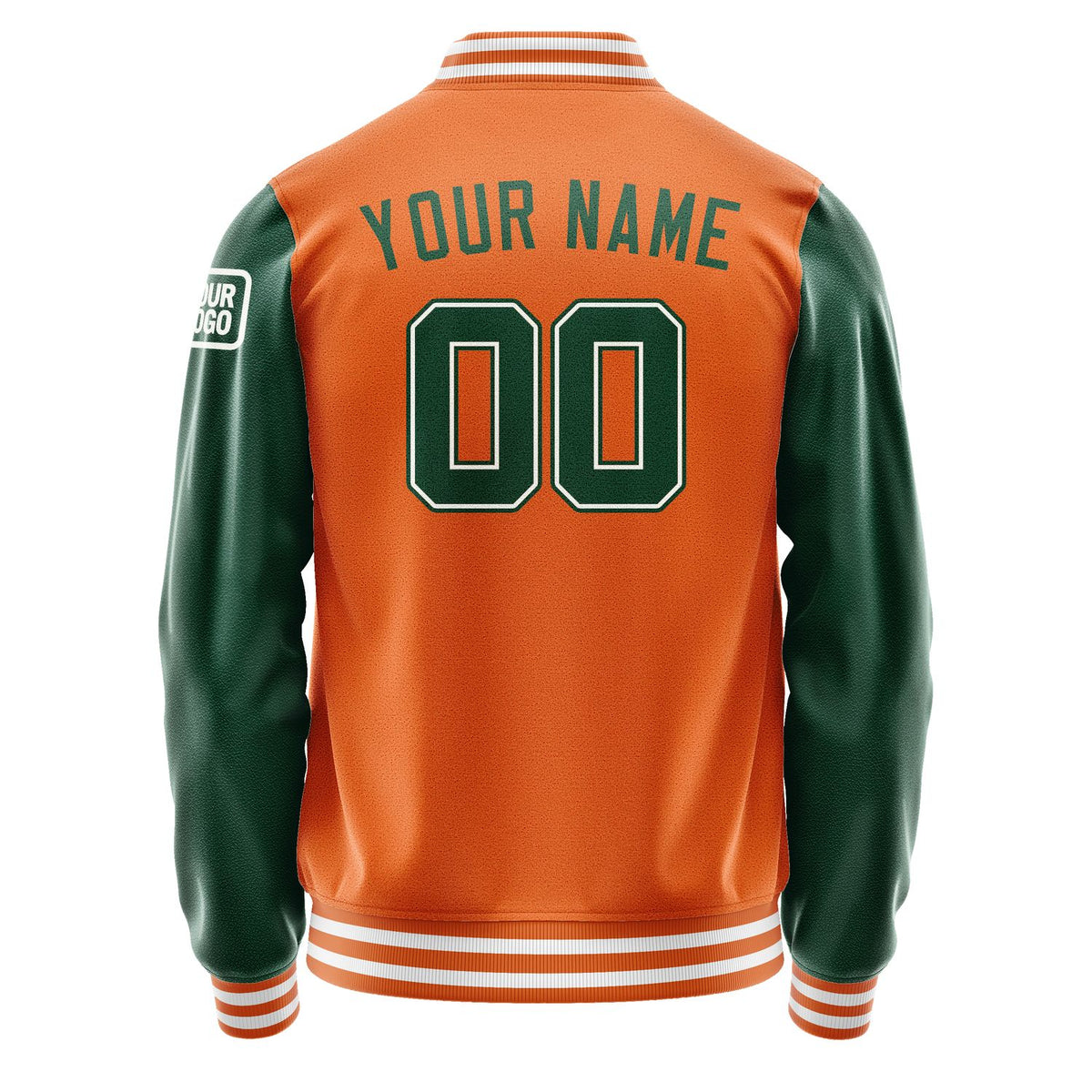 Custom Orange Green Jacket Jb2828052818051818