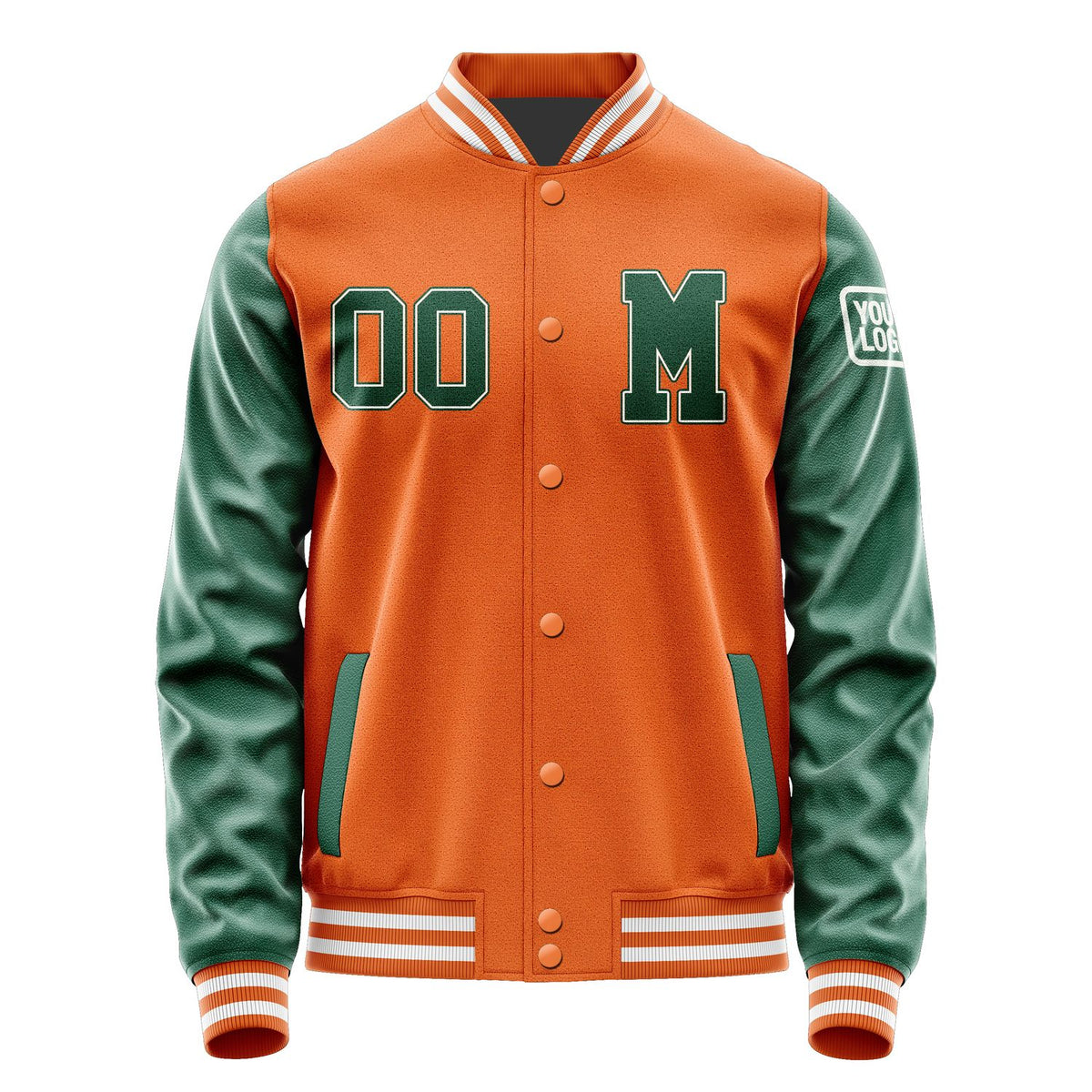 Custom Orange Green Jacket Jb2828052818051818