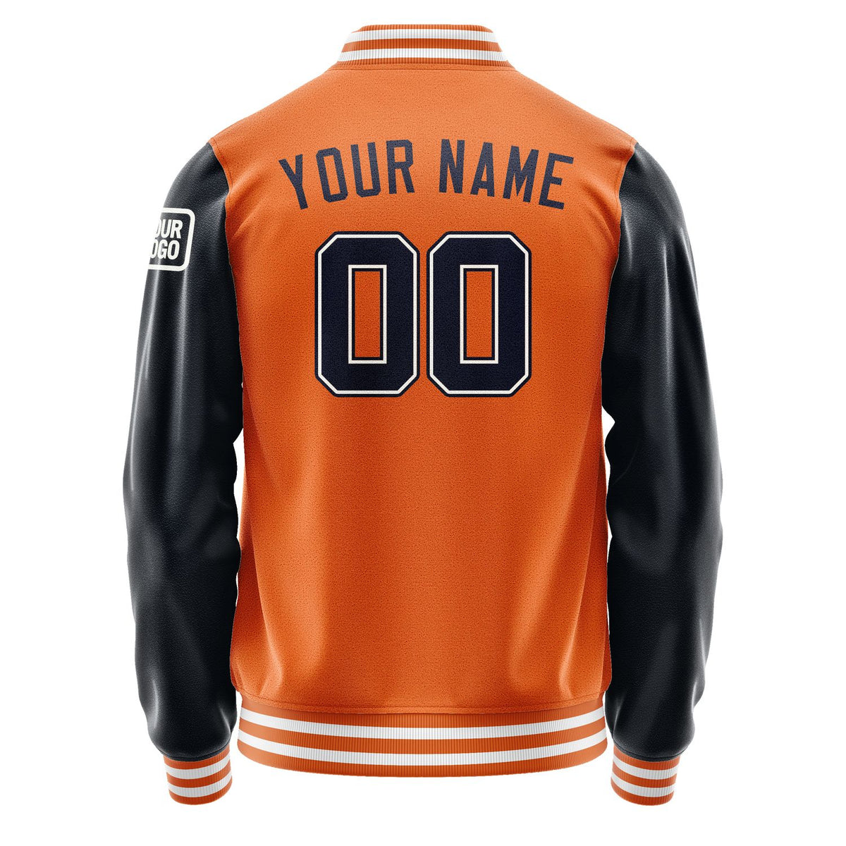 Custom Orange Navy Jacket Jb2828112818111818