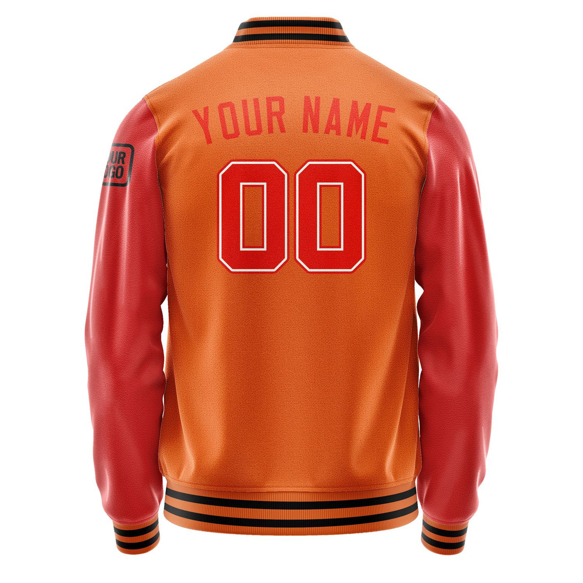 Custom Orange Orange Red Jacket Jb2828122817121817