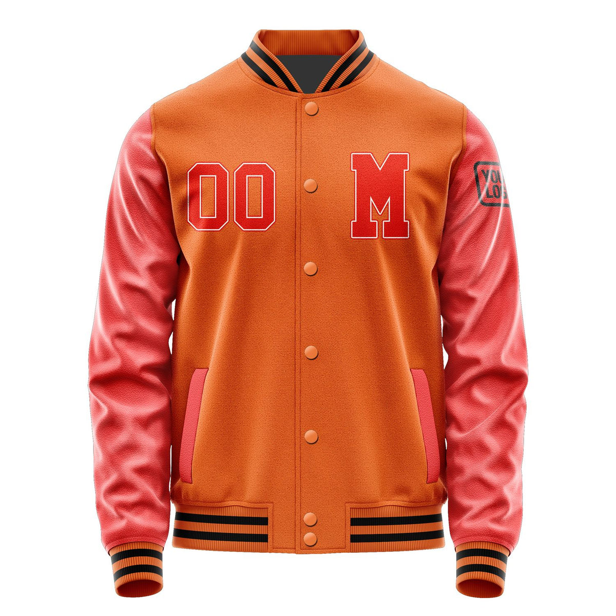 Custom Orange Orange Red Jacket Jb2828122817121817