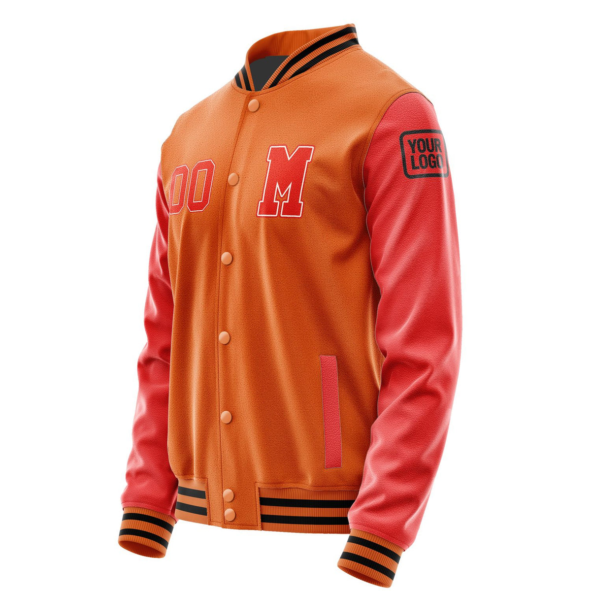 Custom Orange Orange Red Jacket Jb2828122817121817