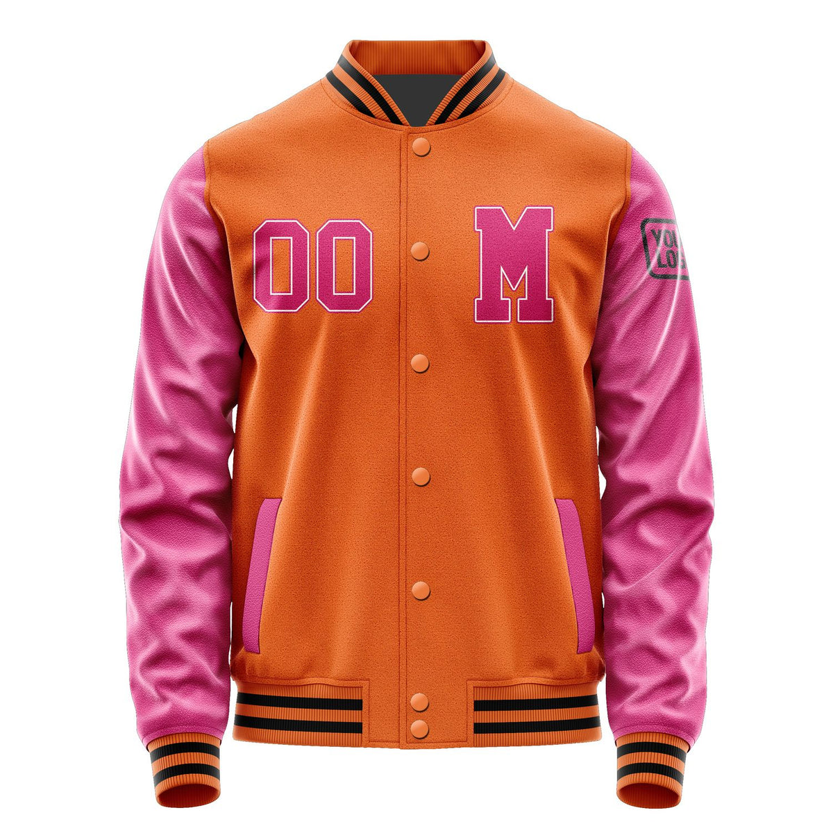 Custom Orange Pink Jacket Jb2828132817131817