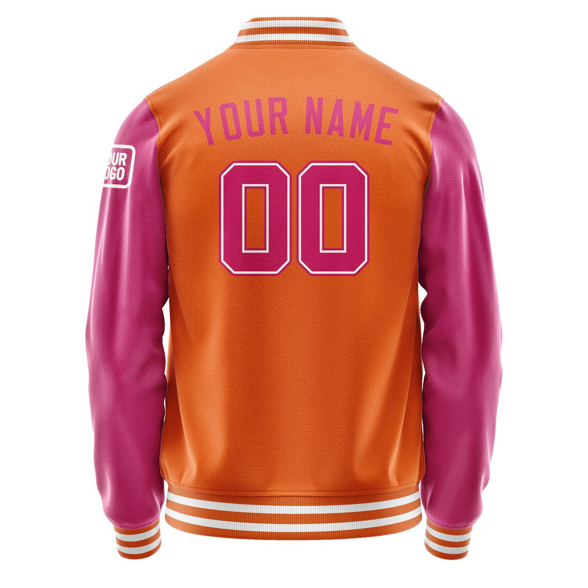 Custom Orange Pink Jacket Jb2828132818131818