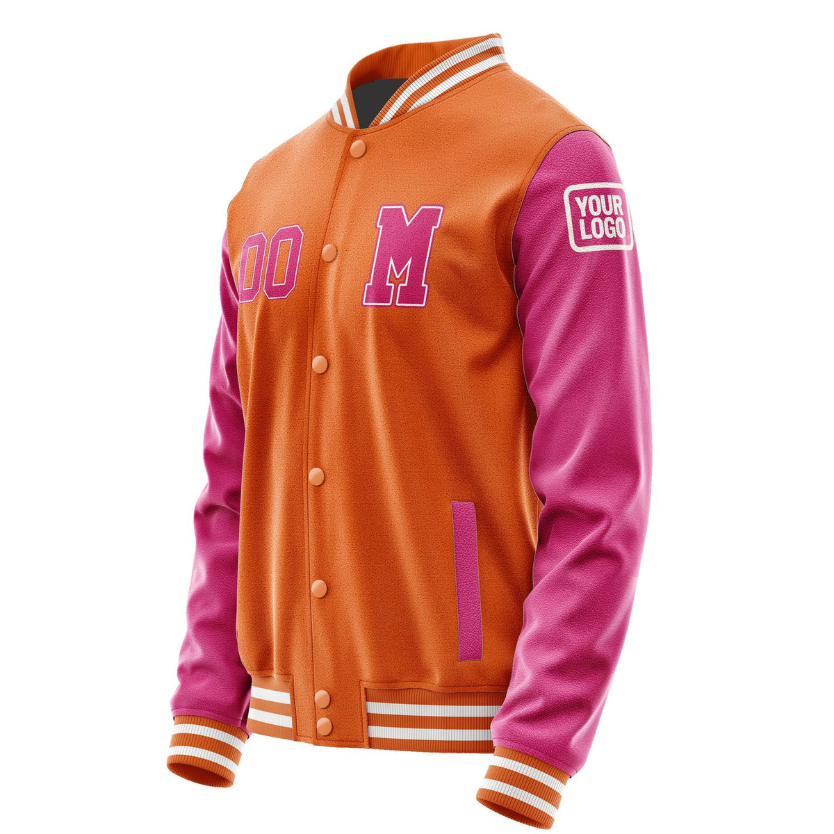 Custom Orange Pink Jacket Jb2828132818131818