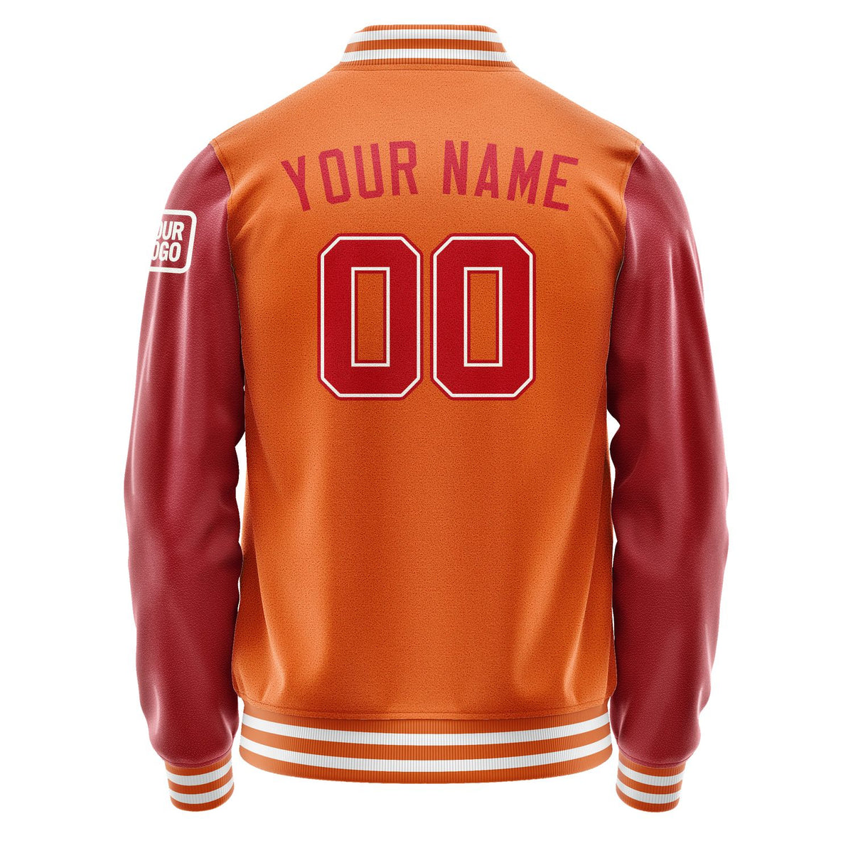 Custom Orange Red Jacket Jb2828142818141818