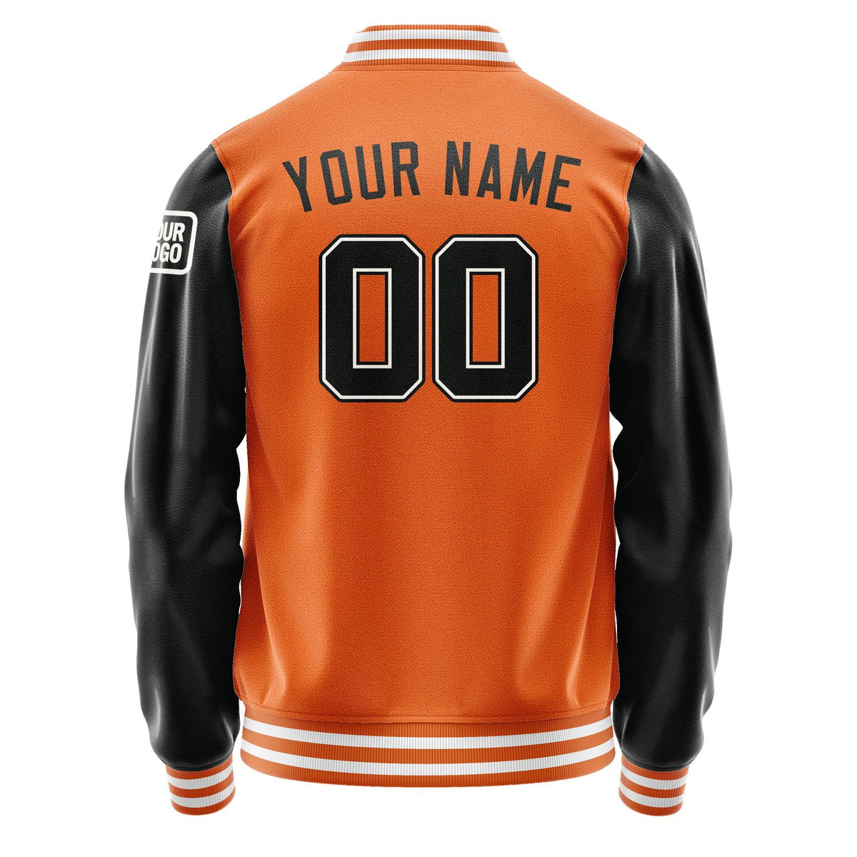 Custom Orange Black Jacket Jb2828172818171818