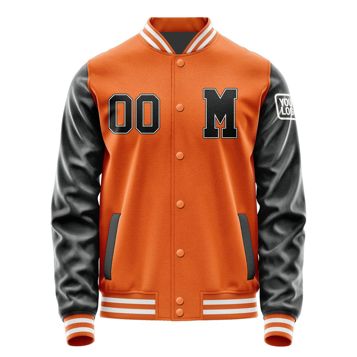 Custom Orange Black Jacket Jb2828172818171818