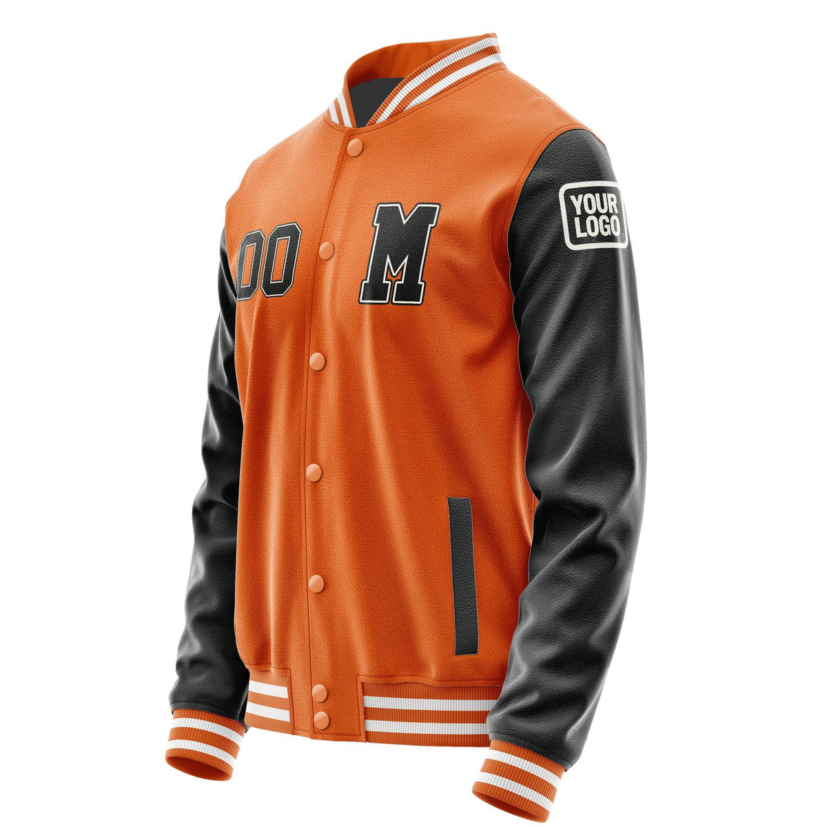 Custom Orange Black Jacket Jb2828172818171818