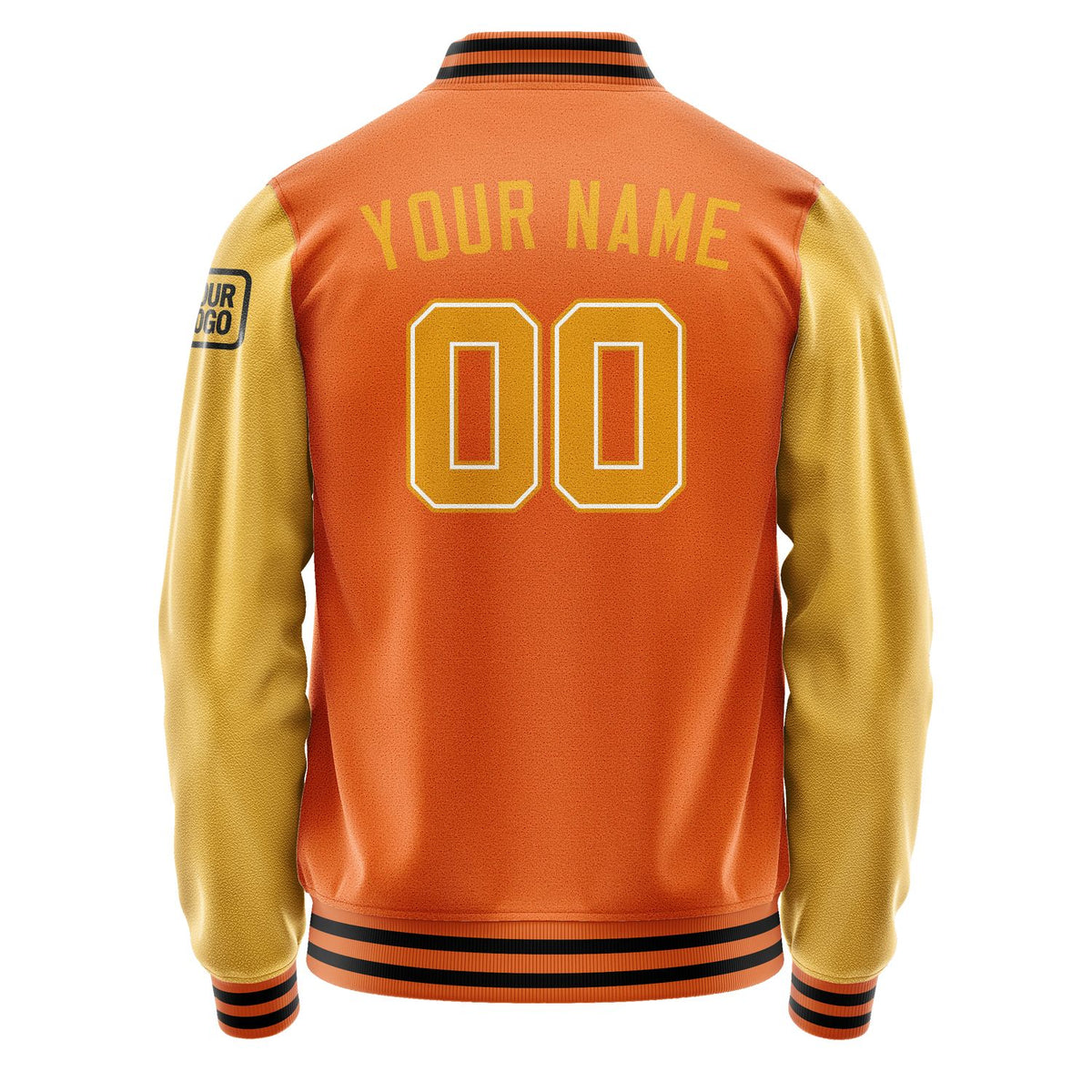 Custom Orange Yellow Jacket Jb2828192817191817