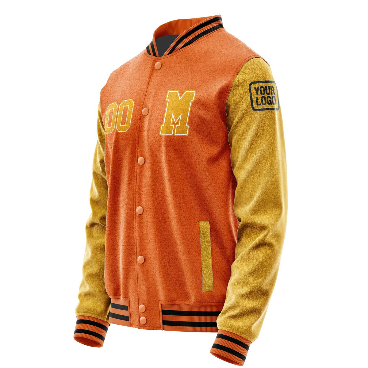 Custom Orange Yellow Jacket Jb2828192817191817