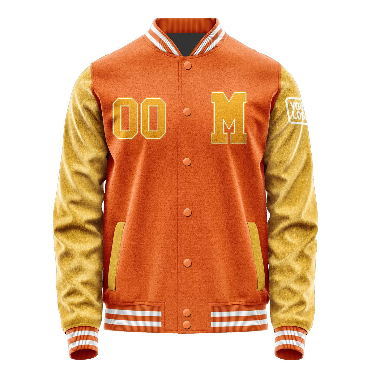 Custom Orange Yellow Jacket Jb2828192818191818