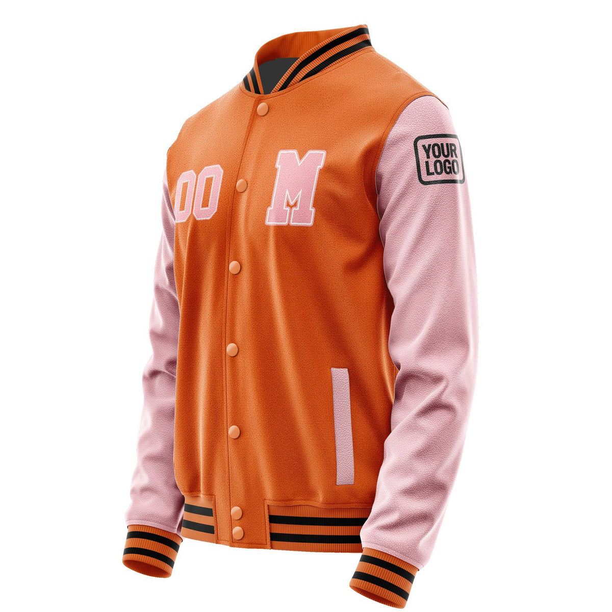 Custom Orange Light Pink Jacket Jb2828212817211817