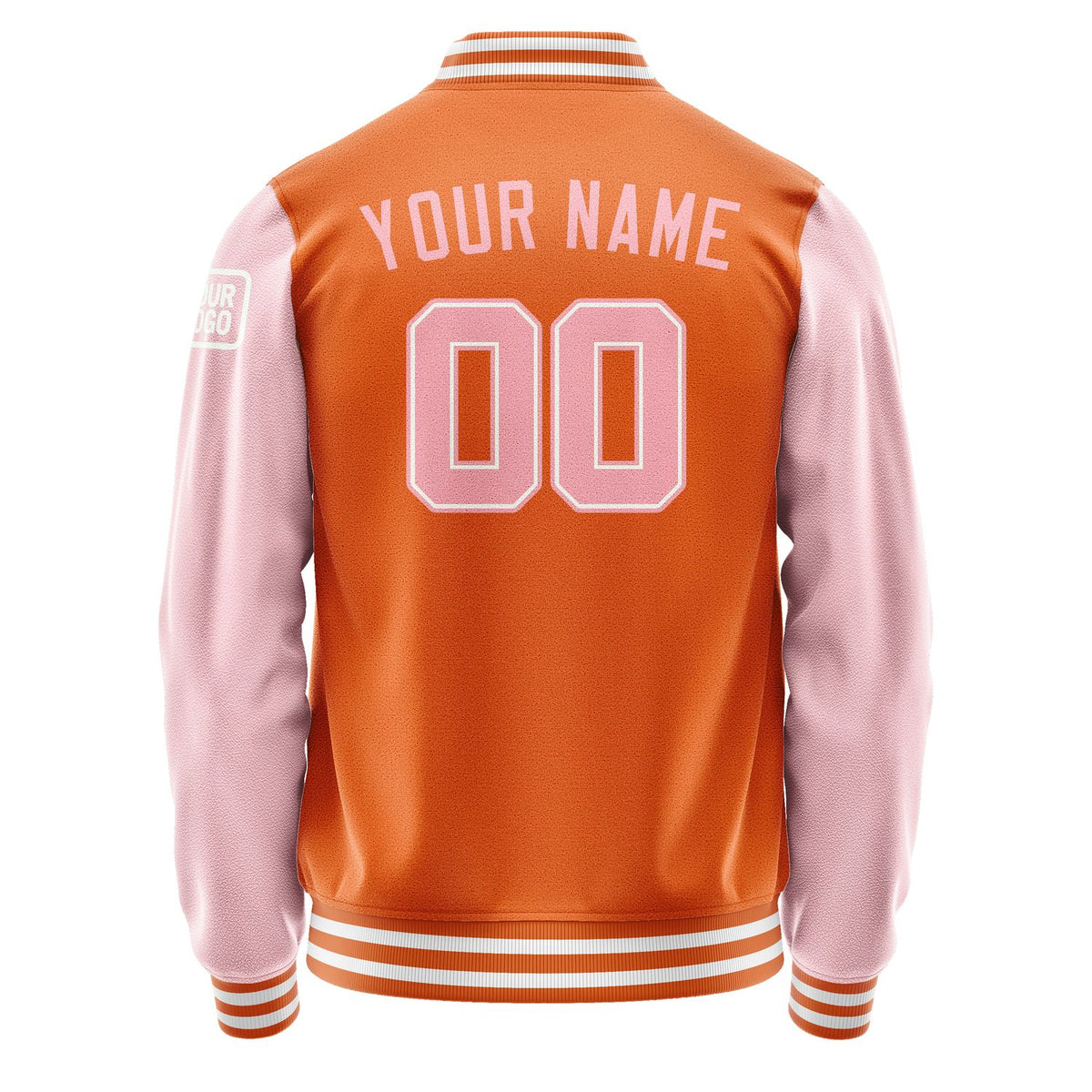 Custom Orange Light Pink Jacket Jb2828212818211818