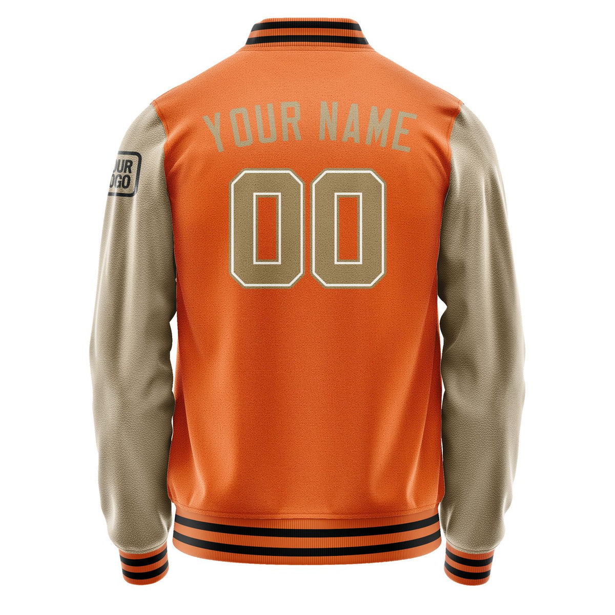 Custom Orange Light Khaki Jacket Jb2828252817251817