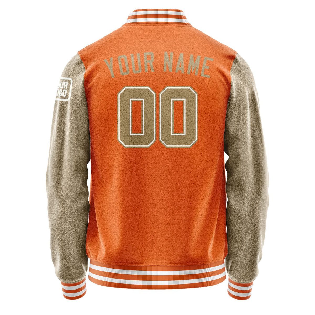 Custom Orange Light Khaki Jacket Jb2828252818251818