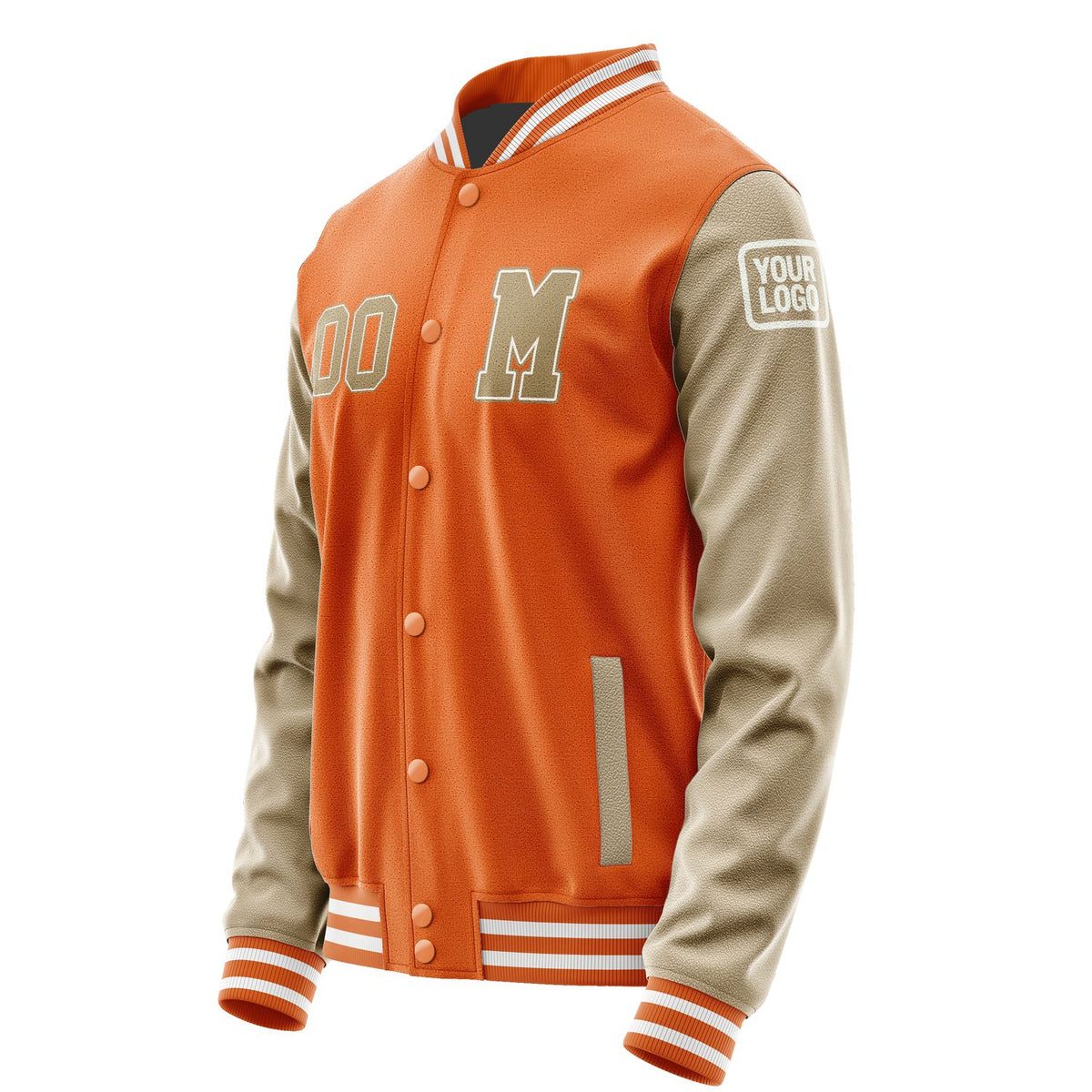 Custom Orange Light Khaki Jacket Jb2828252818251818