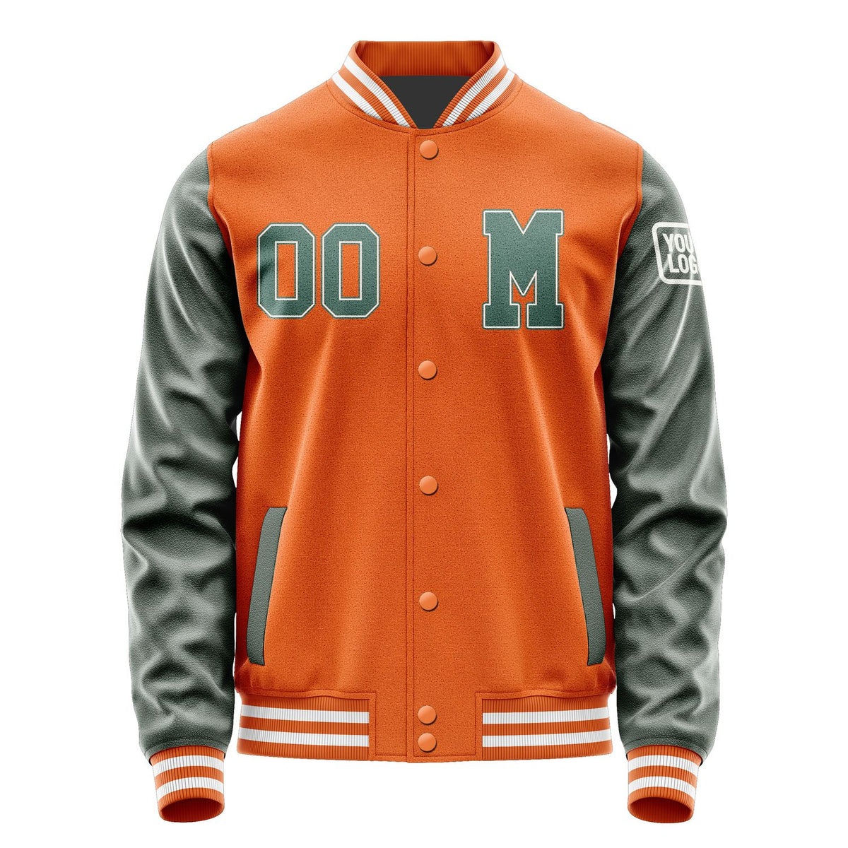 Custom Orange Blue Green Jacket Jb2828272818271818