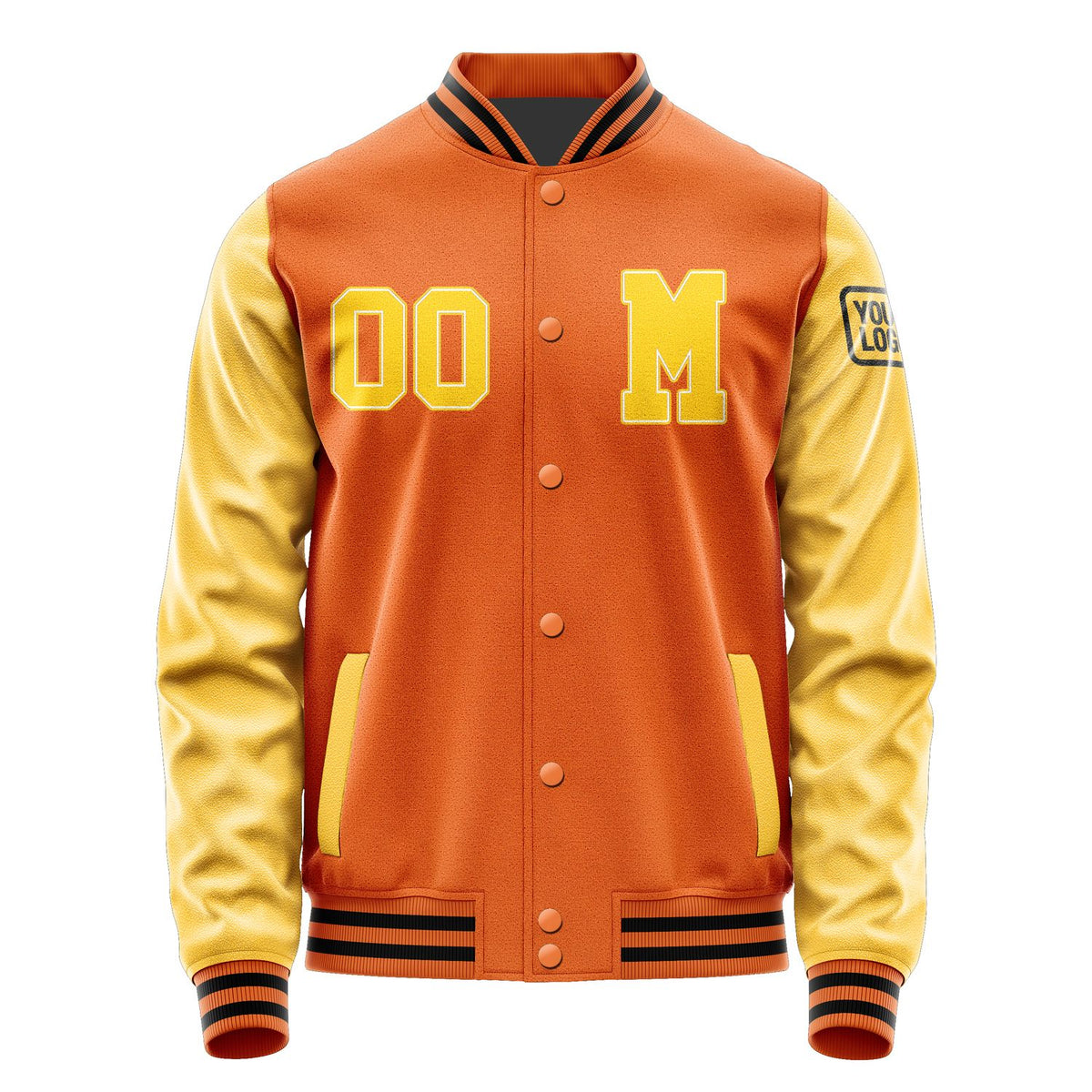 Custom Orange Gold Jacket Jb2828302817301817